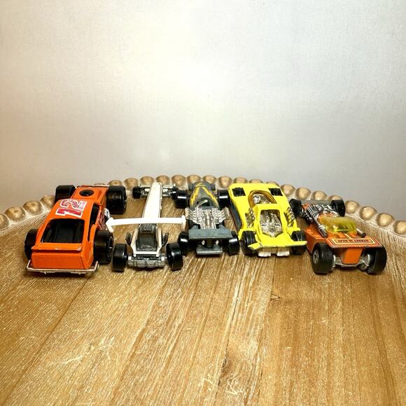 Hot Wheels Johnny Lightning Dragster Lot Vintage Race Cars Goodyear Corgi Junior - Picture 2 of 16